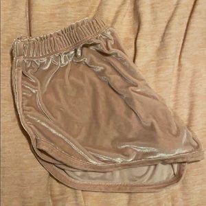 Brandy Melville Velvet Shorts